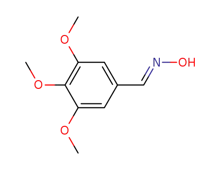 Molecular Structure of 65567-39-7 ((E)-3,4,5-trimethoxybenzaldehyde oxime)