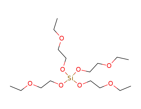 Molecular Structure of 18407-94-8 (TETRAKIS(ETHOXYETHOXY)SILANE)