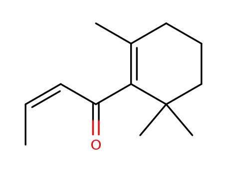 Molecular Structure of 23726-92-3 ((Z)-1-(2,6,6-Trimethyl-1-cyclohexen-1-yl)-2-buten-1-one)