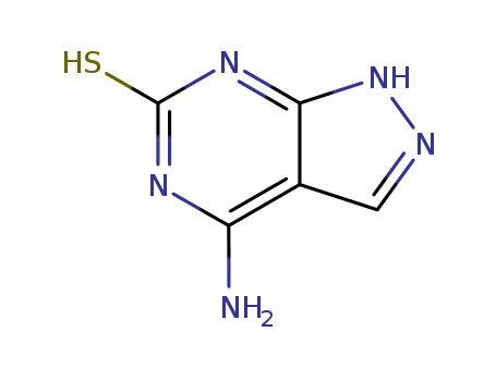 6H-Pyrazolo[3,4-d]pyrimidine-6-thione,4-amino-1,7-dihydro- cas  23771-52-0