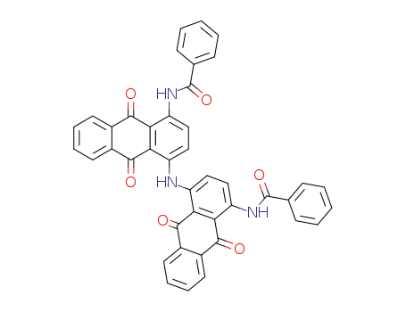 Molecular Structure of 128-79-0 (4,4'-dibenzamido-1,1'-iminodianthraquinone)
