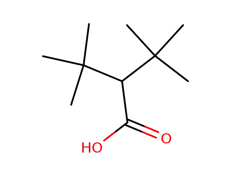 Molecular Structure of 41785-81-3 (2-tert-butyl-3,3-dimethylbutanoic acid)