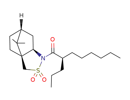 Molecular Structure of 213914-72-8 (N-[(2S)-2-propyloctanoyl]-(1S)-(-)-10,2-camphorsultam)