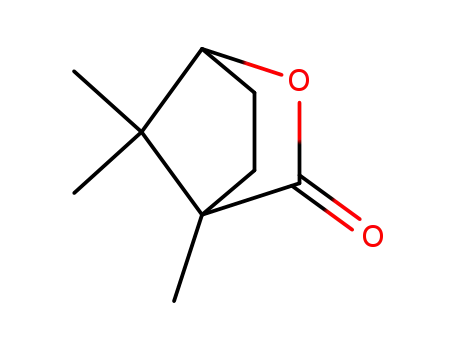 Molecular Structure of 54812-08-7 (2-Oxabicyclo[2.2.1]heptan-3-one, 4,7,7-trimethyl-)