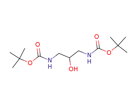 Molecular Structure of 98642-15-0 (tert-Butyl N-{3-[(tert-butoxycarbonyl)amino]-2-hydroxypropyl}carbamate)