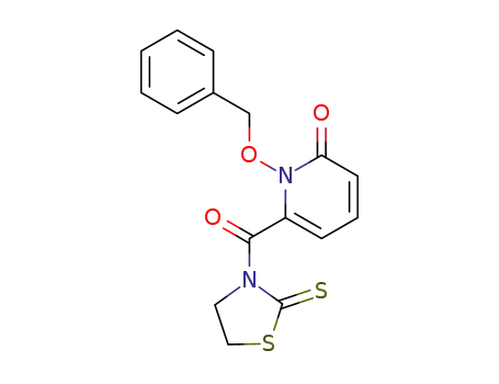 Molecular Structure of 770738-07-3 (1-(benzyloxy)-6-(2-thioxothiazolidine-3-carbonyl)pyridin-2(1H)-one)