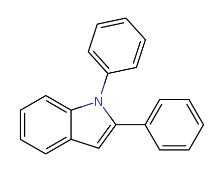 Molecular Structure of 18434-12-3 (1,2-DIPHENYLINDOLE)
