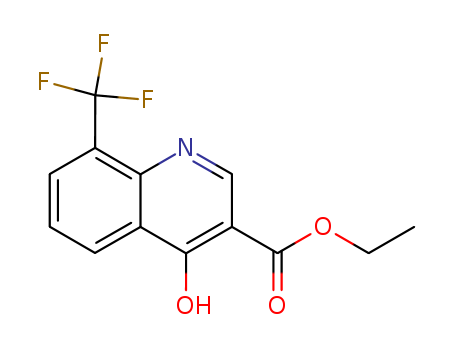 3-Quinolinecarboxylicacid, 4-hydroxy-8-(trifluoromethyl)-, ethyl ester