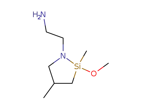 Molecular Structure of 18441-77-5 (1-(2-aminoethyl)-2-methoxy-2,4-dimethyl-1-aza-2-silacyclopentane)