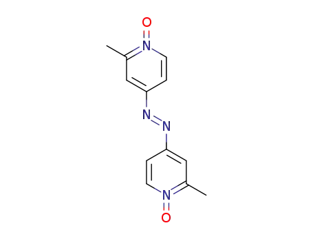 Molecular Structure of 106882-31-9 (1,1'-DIOXIDE-4,4'-AZODI-2-PICOLINE)