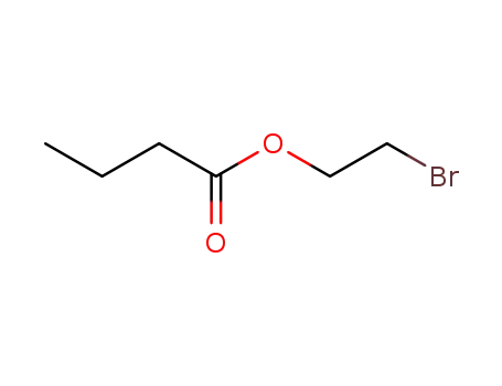 Molecular Structure of 6065-66-3 (Butanoic acid, 2-bromoethyl ester)
