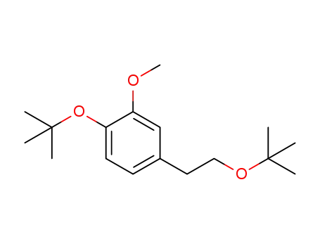 Molecular Structure of 1286729-19-8 (1-tert-butoxy-4-(2-tert-butoxyethyl)-2-methoxybenzene)