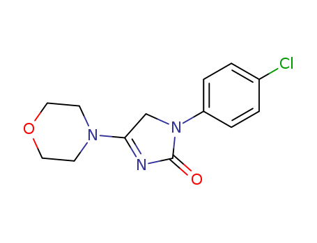 2H-Imidazol-2-one,1-(4-chlorophenyl)-1,5-dihydro-4-(4-morpholinyl)-