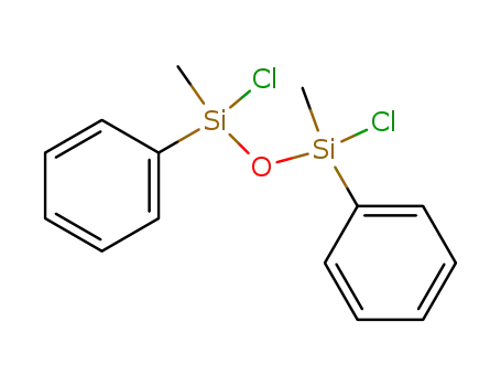 Molecular Structure of 3582-72-7 (1,3-DICHLORO-1,3-DIMETHYL-1,3-DIPHENYLDISILOXANE)