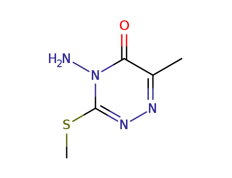 4-amino-6-methyl-3-(methylthio)-1,2,4-triazin-5(4H)-one