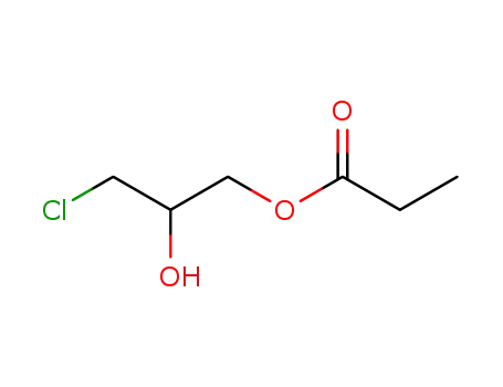 Molecular Structure of 86240-77-9 (1,2-Propanediol, 3-chloro-, 1-propanoate)