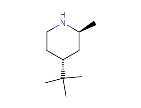 Molecular Structure of 72036-78-3 (Piperidine, 4-(1,1-dimethylethyl)-2-methyl-, trans-)