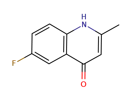 Molecular Structure of 389635-71-6 (6-Fluoro-4-hydroxy-2-methylquinoline)