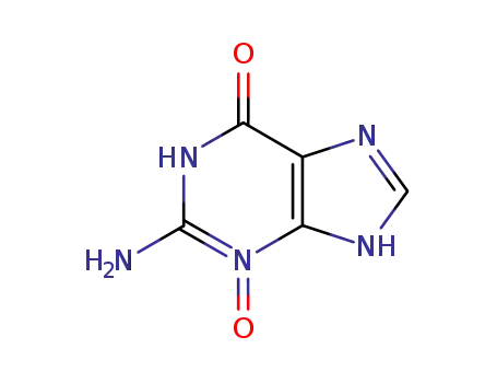 Molecular Structure of 18905-29-8 (2-amino-6H-purin-6-one 3-oxide)