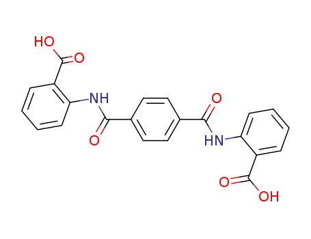 Molecular Structure of 3980-13-0 (2,2'-[1,4-phenylenebis (carbonylimino)] bis-Benzoic acid)
