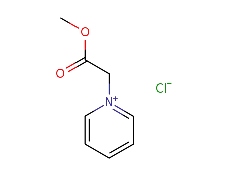 Molecular Structure of 18667-21-5 (1-(2-methoxy-2-oxoethyl)pyridinium chloride)