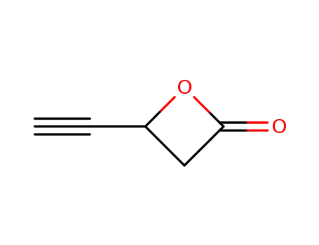 Molecular Structure of 59092-51-2 (2-Oxetanone, 4-ethynyl-)