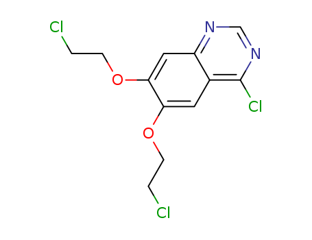 4-chloro-6,7-bis(2-chloroethoxy)quinazoline