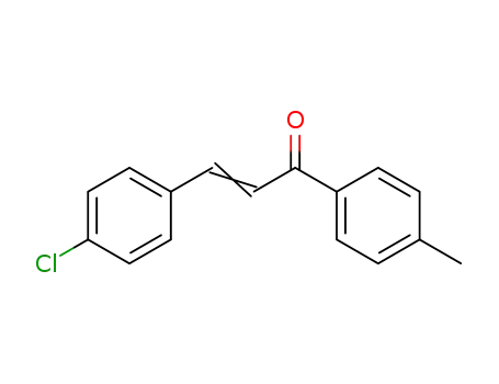 Molecular Structure of 37620-37-4 (3-(4-CHLOROPHENYL)-1-(4-METHYLPHENYL)PROP-2-EN-1-ONE)