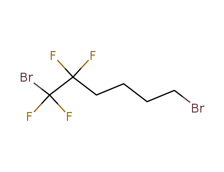 Molecular Structure of 18599-21-8 (1,6-dibromo-1,1,2,2-tetrafluorohexane)