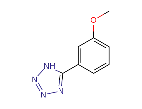 Molecular Structure of 73096-36-3 (5-(3-METHOXYPHENYL)-1H-TETRAZOLE)