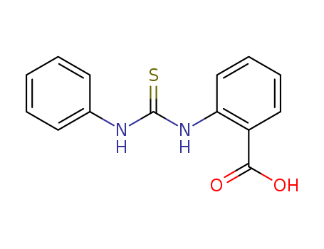Molecular Structure of 1222-20-4 (Benzoic acid, 2-[[(phenylamino)thioxomethyl]amino]-)