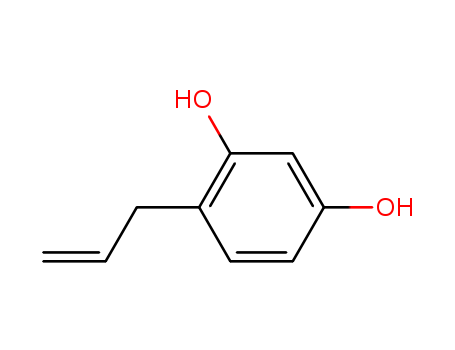 Molecular Structure of 1616-52-0 (1,3-Benzenediol, 4-(2-propenyl)-)