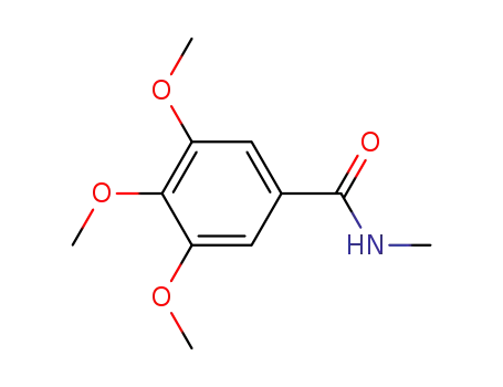 Molecular Structure of 55100-33-9 (3,4,5-trimethoxy-N-methylbenzamide)