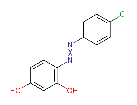 Molecular Structure of 29600-20-2 (1,3-Benzenediol, 4-[(4-chlorophenyl)azo]-)