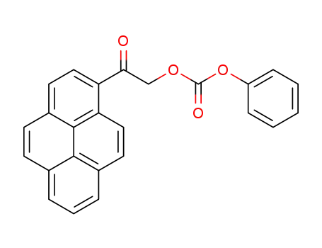 Molecular Structure of 1449331-31-0 (2-oxo-2-(pyren-1-yl)ethyl phenyl carbonate)