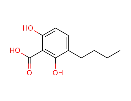 3-butyl-2,6-dihydroxy-benzoic acid