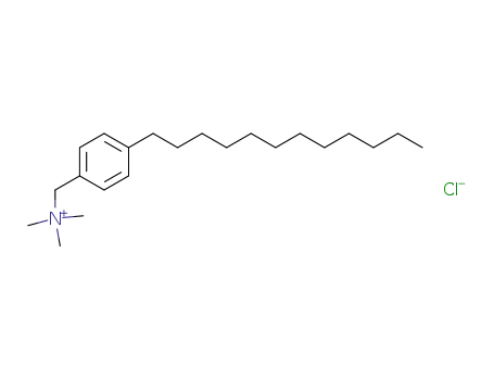 Molecular Structure of 19014-05-2 (4-dodecylbenzyltrimethylammonium chloride)