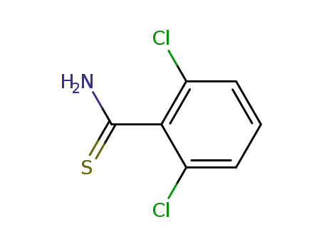 Molecular Structure of 1918-13-4 (2,6-Dichlorothiobenzamide)