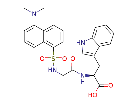 (N-(5-Dimethylaminonaphthalene-1-sulphonyl)glycyl)tryptophan
