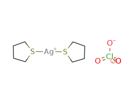 Molecular Structure of 137400-80-7 ({Ag(tetrahydrothiophene)}ClO<sub>4</sub>)
