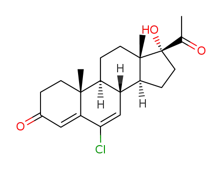 Molecular Structure of 1961-77-9 (CHLORMADINON)