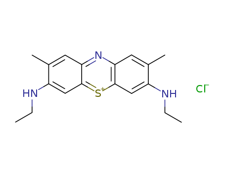 3,7-bis(ethylamino)-2,8-dimethylphenothiazin-5-ium chloride