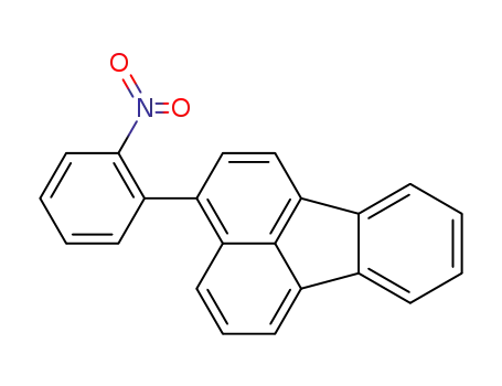 Molecular Structure of 744255-82-1 (3-(2-nitro-phenyl)-fluoranthene)