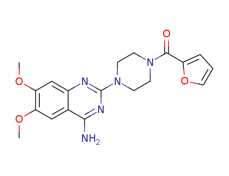 Methanone,[4-(4-amino-6,7-dimethoxy-2-quinazolinyl)-1-piperazinyl]-2-furanyl-