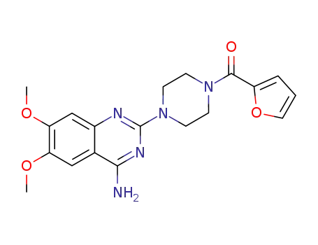 Molecular Structure of 19216-56-9 (Prazosin)