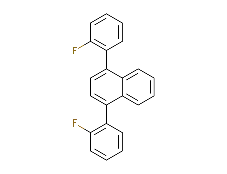 Molecular Structure of 1380586-81-1 (1,4-bis(2-fluorophenyl)naphthalene)