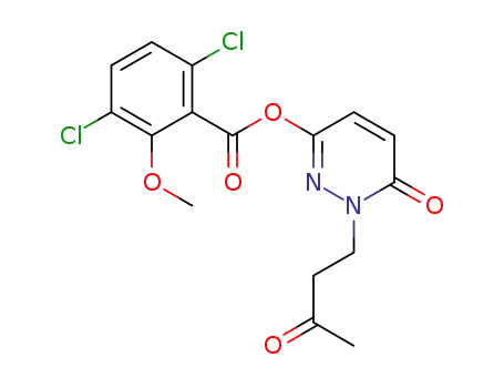 Molecular Structure of 1430102-97-8 (2-(3-oxobutyl)-6-dicambyl-2,3-dihydro-3-pyridazinone)