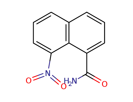 Molecular Structure of 38514-76-0 (8-nitro-[1]naphthoic acid amide)