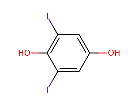 1,4-Benzenediol,2,6-diiodo-