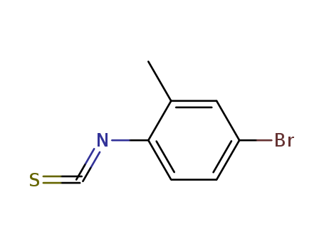 19241-38-4,4-BROMO-2-METHYLPHENYL ISOTHIOCYANATE,Isothiocyanicacid, 4-bromo-o-tolyl ester (8CI);4-Bromo-2-methylphenyl isothiocyanate;